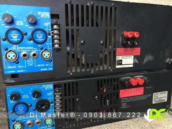 Mackie M.1400 Power Amplifier + QSC 1400 - QSC 1700 - 3