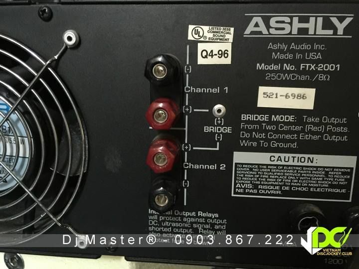 Ashly MFA-Series MFA-8000 + Ashley FTX -2000 - Amplifier: Made in USA - 2