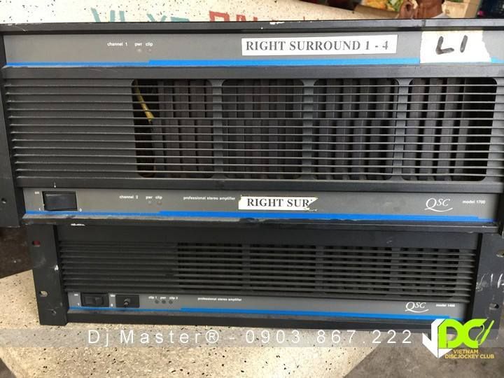 Mackie M.1400 Power Amplifier + QSC 1400 - QSC 1700 - 2