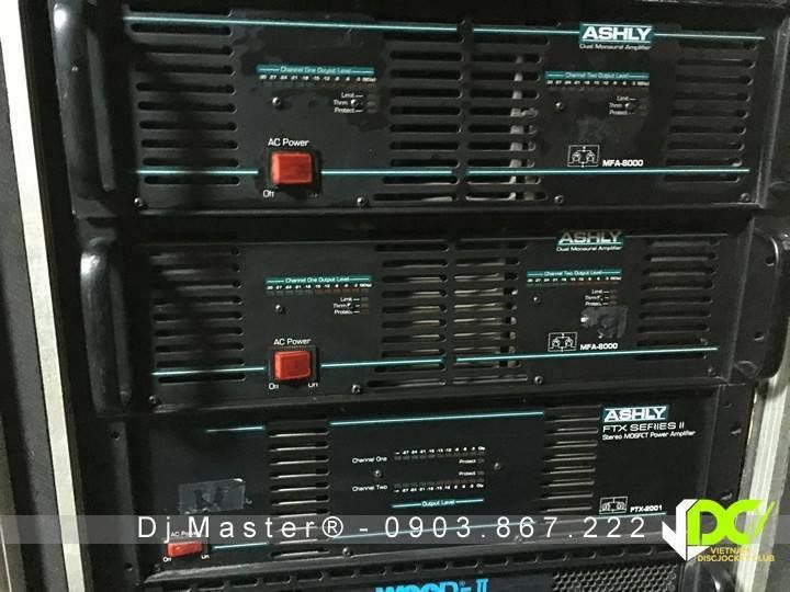 Ashly MFA-Series MFA-8000 + Ashley FTX -2000 - Amplifier: Made in USA