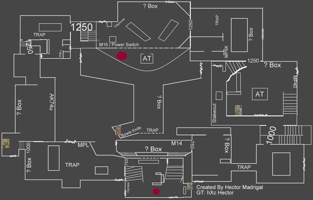 call of duty black ops zombies kino der toten map layout. call of duty black ops zombies