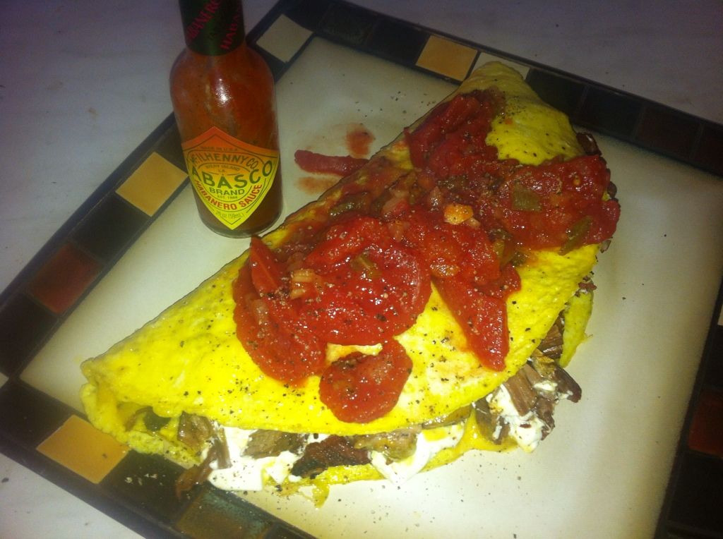 Yum!! Brisket omelette! The Texas BBQ Forum