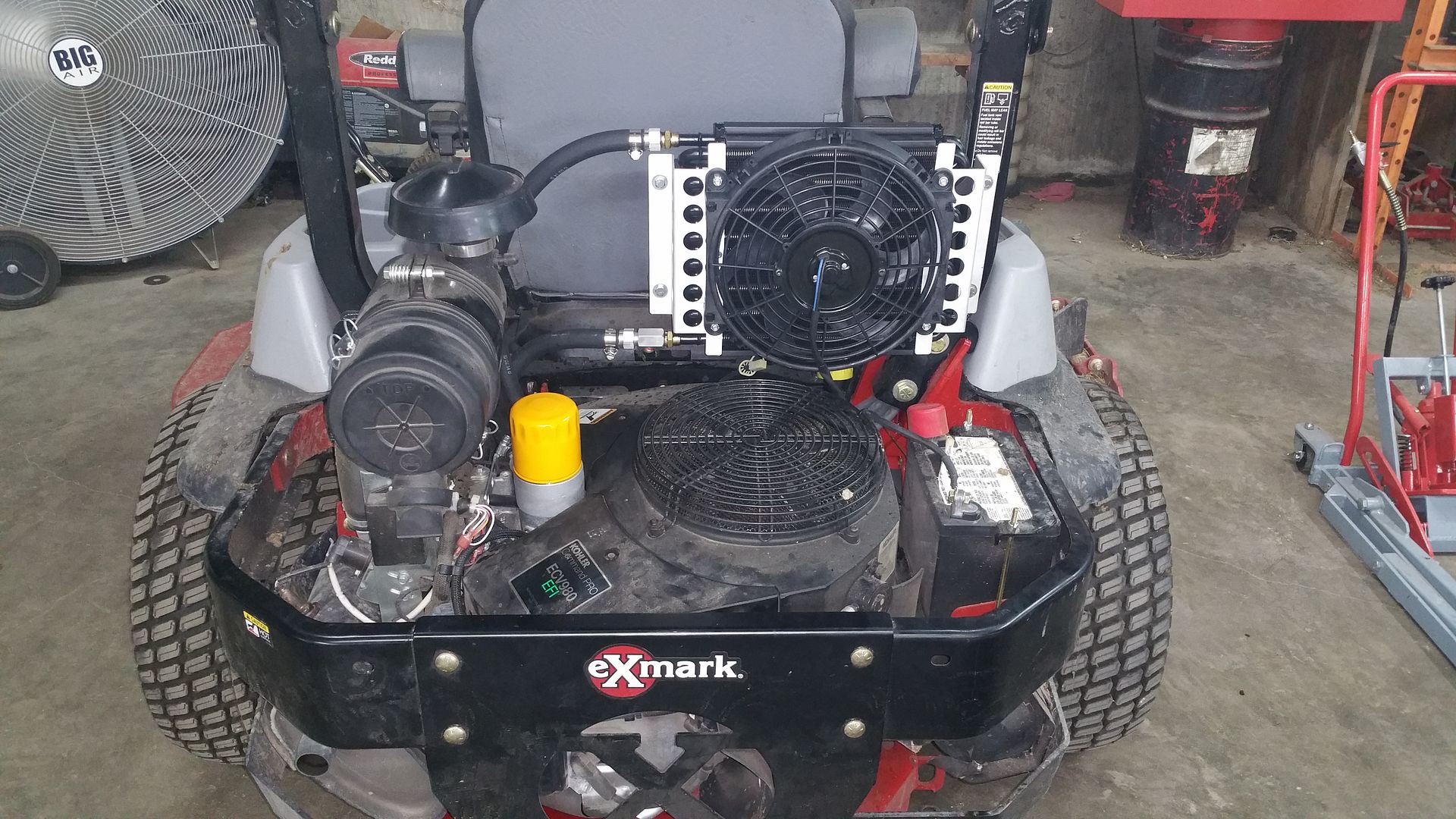 Kohler ecv980 electric oil cooler Lawn Care Forum