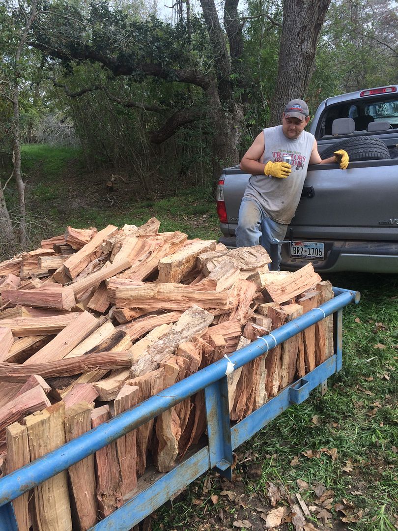 Got me some BBQ wood today The Texas BBQ Forum