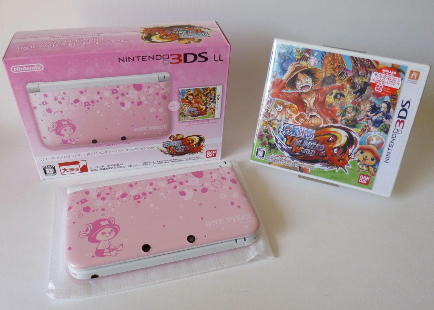 Nintendo 3DS XL System One Piece Pink Limited Edition JPN Import eBay