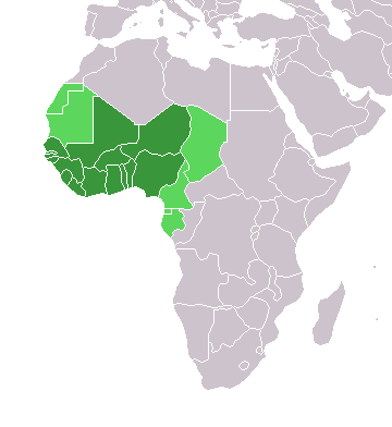 countries in africa. West_Africa_countries_strict.