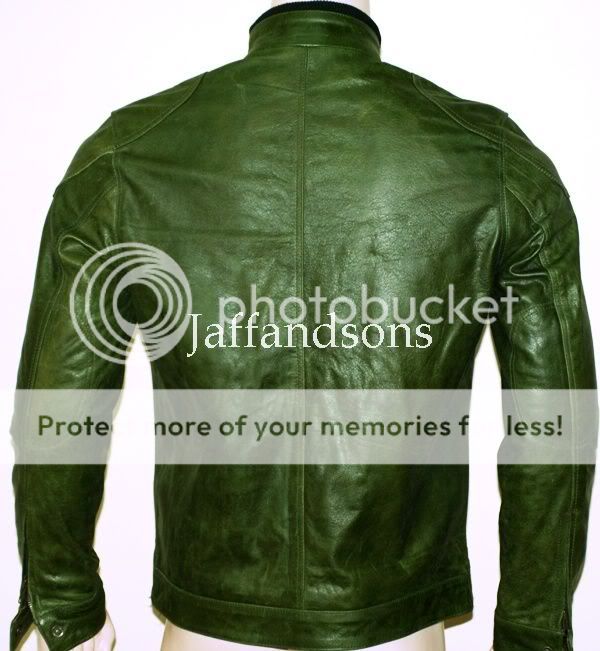 Wanted James McAvoy Green Genuine Leather Jacket All Sizes Custom Made