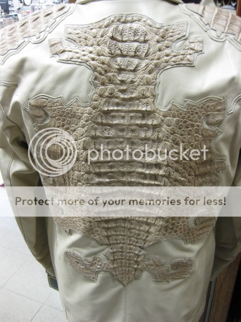 Real Alligator Crocodile Jacket Blazer Suit 4 Boots Small